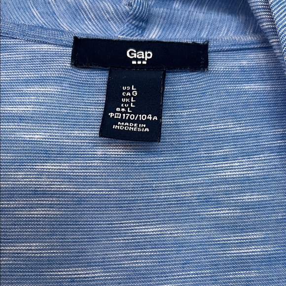 GAP Light Blue Open Front Cardigan - Picture 2 of 3